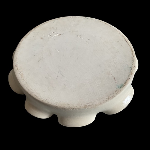 Heavy Large Vintage Serving Platter, Rose Floral Design - Picture 8 of 8